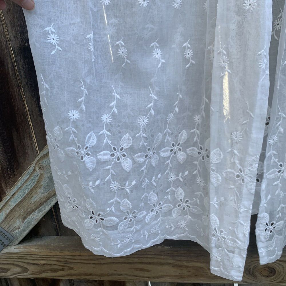 Vintage 1930s White Organdy Wedding Dress - Picture 11 of 12